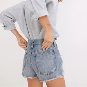 Madewell Relaxed Distressed Denim Shorts